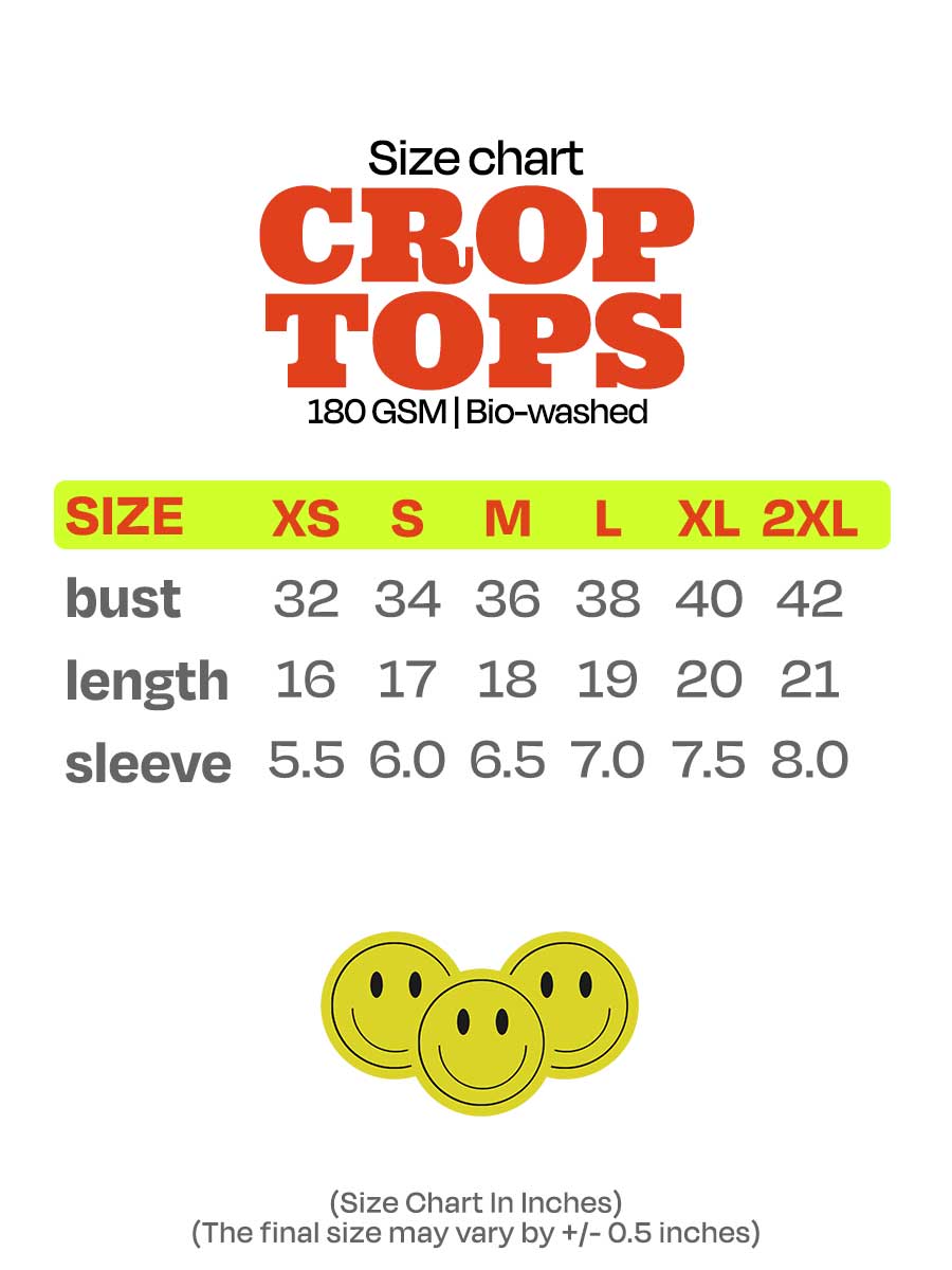 Sensitive Content - White/Black Cotton Crop Top