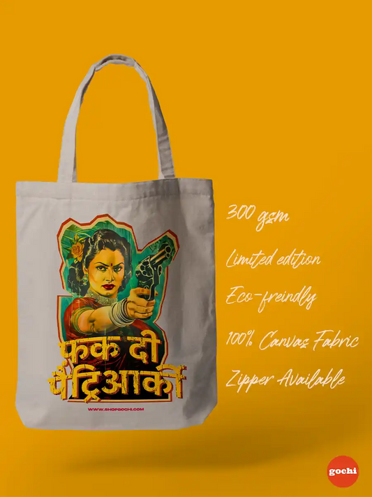 Fuck the Patriarchy - Canvas Tote bag