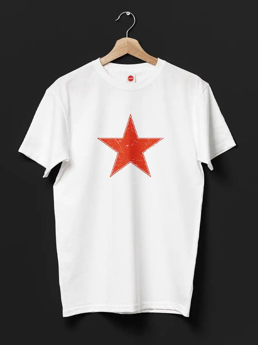 Gochi Star - Men's White Cotton T-Shirt