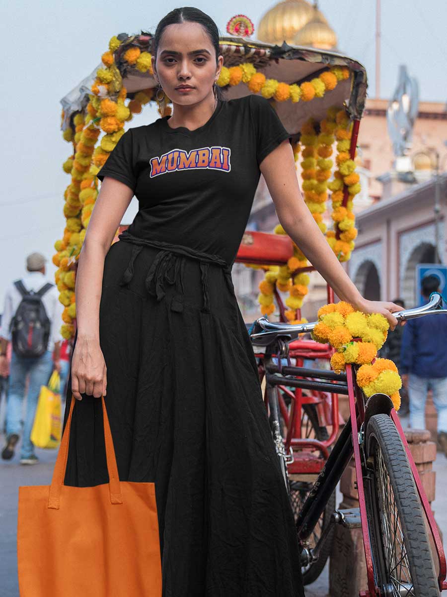 Mumbai - Women's Cotton T-Shirt