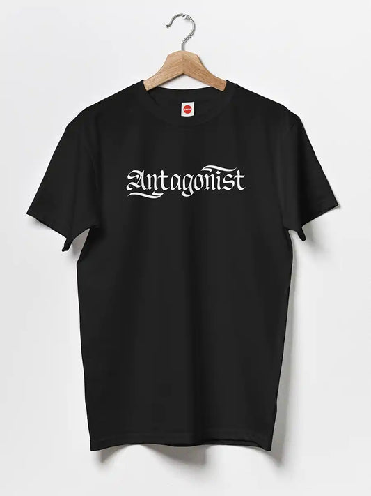 Antagonist - Men's Black Cotton T-Shirt