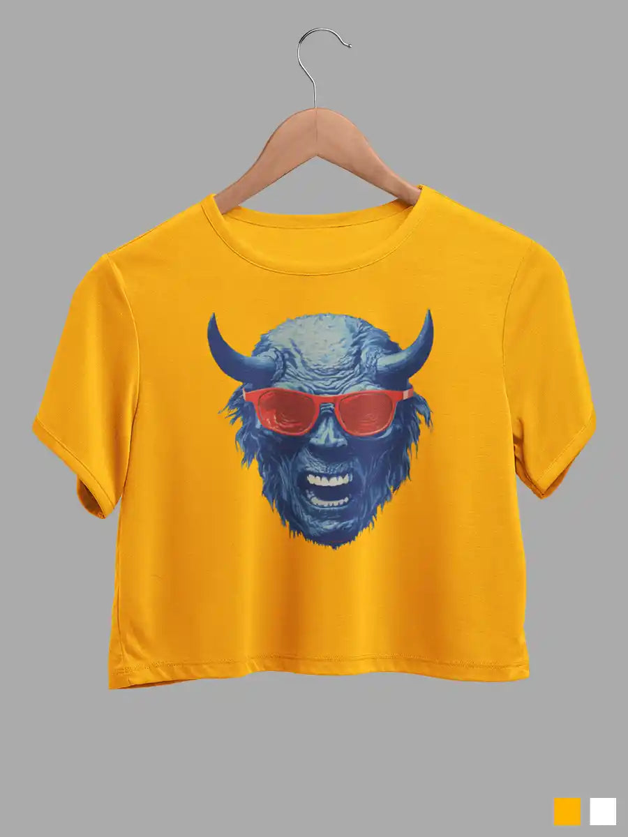 Blue Devil - Golden Yellow Cotton Cop Top