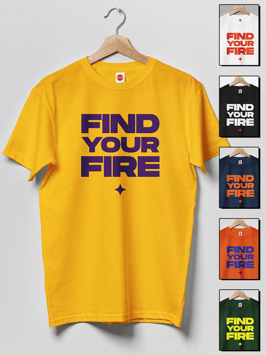 Find your Fire - Men's Cotton tshirt