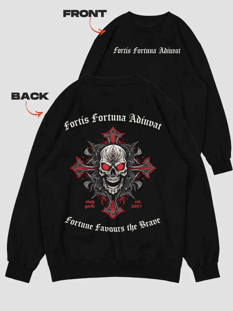 Fortis fortuna Adiuvat - Black Sweatshirt