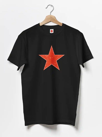 Gochi Star - Men's Black Cotton T-Shirt