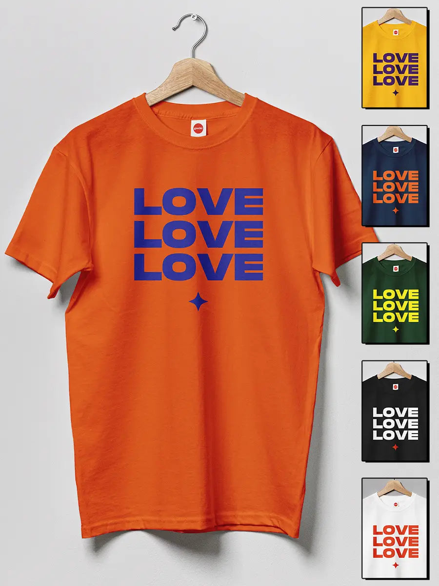 Love Love Love - Men's Cotton tshirt