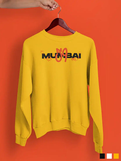 Mumbai 59 - Graffiti - Golden Yellow Sweatshirt