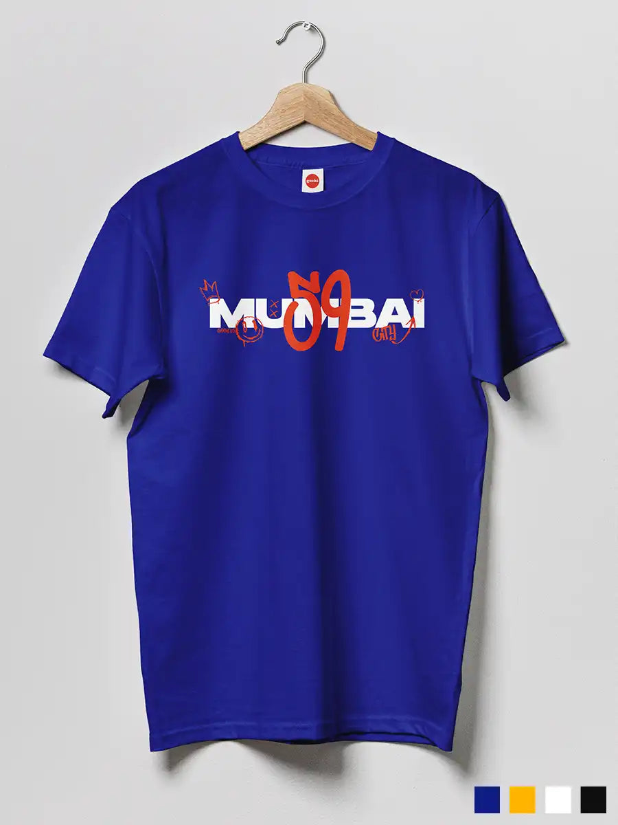 MUMBAI 59 - GRAFFITI - Men's Cotton T-Shirt