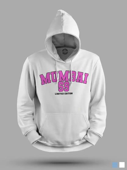 Mumbai 59 - Limited Edition - White Cotton Hoodie