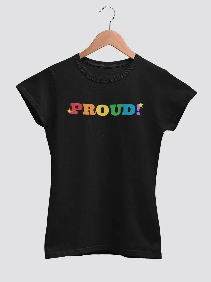 PROUD LGBTQ Black Women's cotton Tshirt