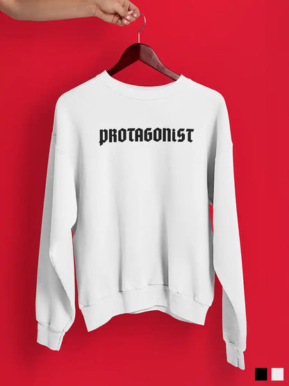 Protagonist - White Cotton Sweatshirt