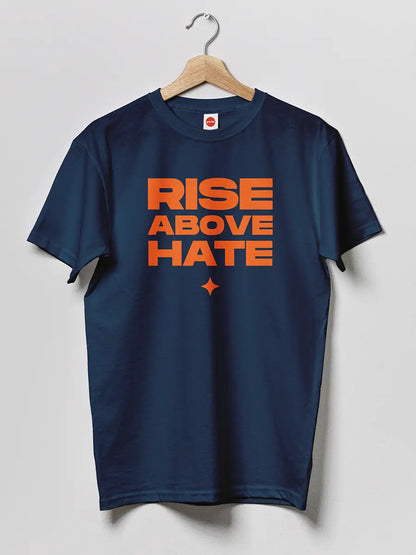 RISE ABOVE HATE - Men's Cotton T-Shirt (6 Colors)