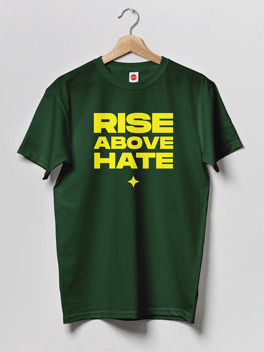 RISE ABOVE HATE - Men's Cotton T-Shirt (6 Colors)