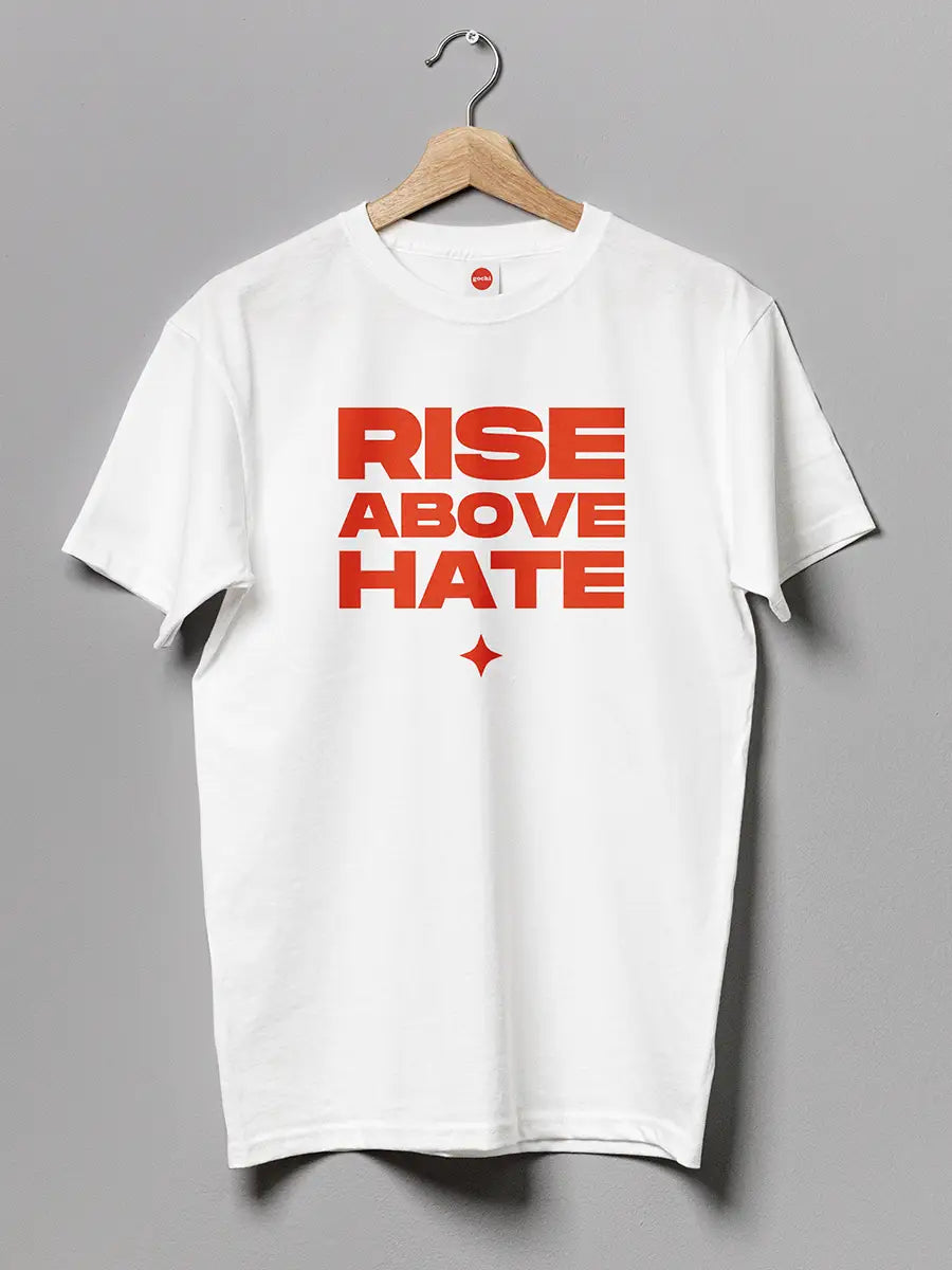 RISE ABOVE HATE - Men's Cotton T-Shirt (6 Colors)