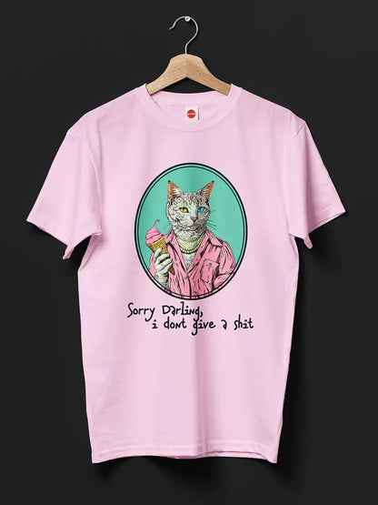 Sorry Darling - Light Pink - Men's Cotton T-Shirt