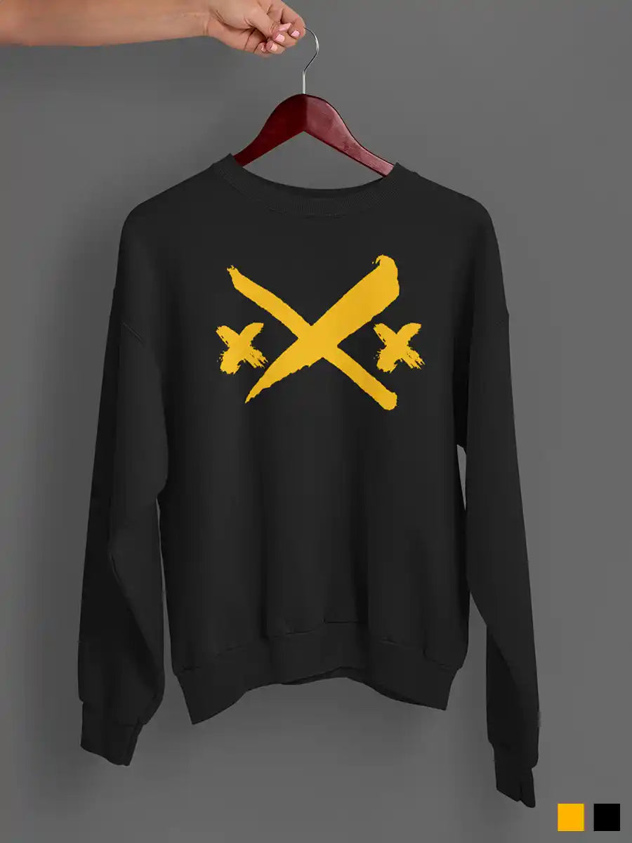 XXX - Black Cotton Sweatshirt