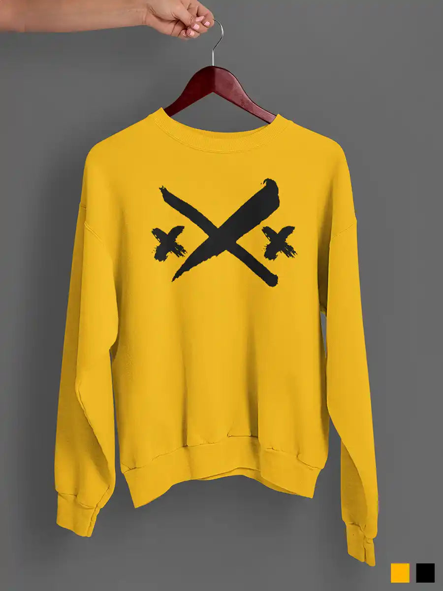XXX - Golden Yellow Cotton Sweatshirt