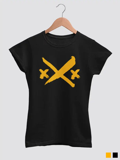 XXX - Women's Black Cotton T-Shirt
