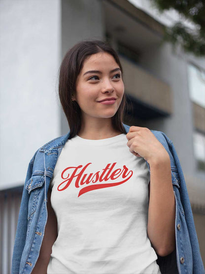 Hustler - White Women's Cotton T-Shirt