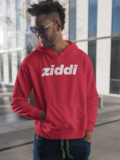 Ziddi - Red Cotton Hoodie